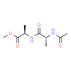 ChemSpider 2D Image | Methyl N-acetyl-D-alanyl-D-alaninate | C9H16N2O4