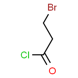 ChemSpider 2D Image | 3-Bromopropanoyl chloride | C3H4BrClO