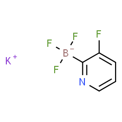 ChemSpider 2D Image | Potassium trifluoro(3-fluoro-2-pyridinyl)borate(1-) | C5H3BF4KN