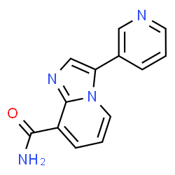 ChemSpider 2D Image | 3-(3-Pyridinyl)imidazo[1,2-a]pyridine-8-carboxamide | C13H10N4O