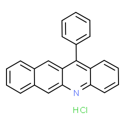 ChemSpider 2D Image | 12-Phenylbenzo[b]acridine hydrochloride (1:1) | C23H16ClN