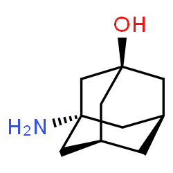 ChemSpider 2D Image | (1R,3R,5S,7S)-3-Amino-1-adamantanol | C10H17NO