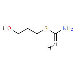ChemSpider 2D Image | 3-Hydroxypropyl carbamimidothioate | C4H10N2OS