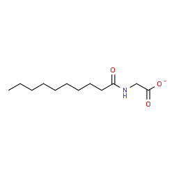 ChemSpider 2D Image | (Decanoylamino)acetate | C12H22NO3