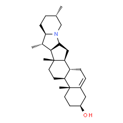ChemSpider 2D Image | (3beta,16R)-Solanid-5-en-3-ol | C27H43NO