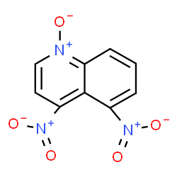ChemSpider 2D Image | 4,5-Dinitroquinoline 1-oxide | C9H5N3O5