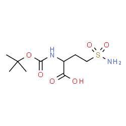 ChemSpider 2D Image | 2-({[(2-Methyl-2-propanyl)oxy]carbonyl}amino)-4-sulfamoylbutanoic acid | C9H18N2O6S