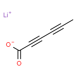 ChemSpider 2D Image | Lithium 2,4-hexadiynoate | C6H3LiO2