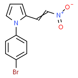 ChemSpider 2D Image | 1-(4-Bromophenyl)-2-(2-nitrovinyl)-1H-pyrrole | C12H9BrN2O2