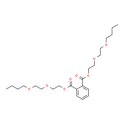 ChemSpider 2D Image | Bis(2-(2-butoxyethoxy)ethyl) phthalate | C24H38O8