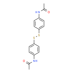 ChemSpider 2D Image | 4-Acetamidophenyl Disulfide | C16H16N2O2S2