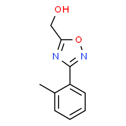 ChemSpider 2D Image | [3-(2-Methylphenyl)-1,2,4-oxadiazol-5-yl]methanol | C10H10N2O2
