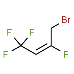 ChemSpider 2D Image | (2E)-4-Bromo-1,1,1,3-tetrafluoro-2-butene | C4H3BrF4