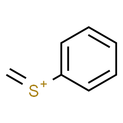 ChemSpider 2D Image | Methylene(phenyl)sulfonium | C7H7S