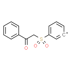 ChemSpider 2D Image | [(2-Oxo-2-phenylethyl)sulfonyl]phenylium | C14H11O3S