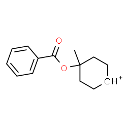 ChemSpider 2D Image | 4-(Benzoyloxy)-4-methylcyclohexylium | C14H17O2