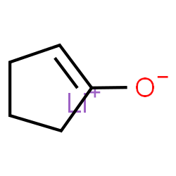 ChemSpider 2D Image | Lithium 1-cyclopenten-1-olate | C5H7LiO