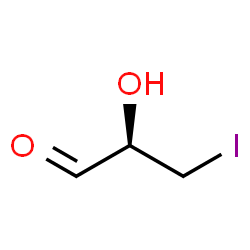 ChemSpider 2D Image | (2R)-2-Hydroxy-3-iodopropanal | C3H5IO2
