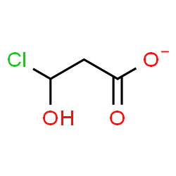 ChemSpider 2D Image | 3-Chloro-3-hydroxypropanoate | C3H4ClO3