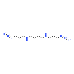 ChemSpider 2D Image | N,N'-Bis(3-azidopropyl)-1,4-butanediamine | C10H22N8