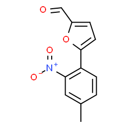 ChemSpider 2D Image | 5-(4-Methyl-2-nitrophenyl)-2-furaldehyde | C12H9NO4