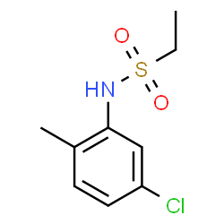 ChemSpider 2D Image | N-(5-Chloro-2-methylphenyl)ethanesulfonamide | C9H12ClNO2S