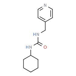 ChemSpider 2D Image | 1-Cyclohexyl-3-(4-pyridinylmethyl)urea | C13H19N3O