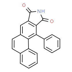 ChemSpider 2D Image | 11-Phenyl-8H-naphtho[1,2-f]isoindole-8,10(9H)-dione | C22H13NO2