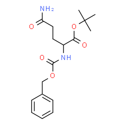 ChemSpider 2D Image | 2-Methyl-2-propanyl N~2~-[(benzyloxy)carbonyl]glutaminate | C17H24N2O5