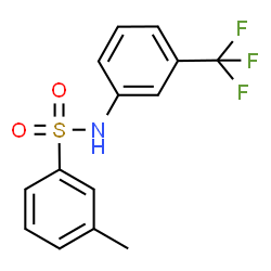 ChemSpider 2D Image | 3-Methyl-N-[3-(trifluoromethyl)phenyl]benzenesulfonamide | C14H12F3NO2S