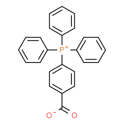 ChemSpider 2D Image | 4-(Triphenylphosphonio)benzoate | C25H19O2P