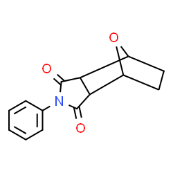 ChemSpider 2D Image | 4-Phenyl-10-oxa-4-azatricyclo[5.2.1.0~2,6~]decane-3,5-dione | C14H13NO3