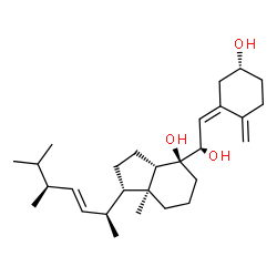 ChemSpider 2D Image | (3R,5Z,7S,13alpha,14beta,17alpha,20S,22E,24S)-9,10-Secoergosta-5,10,22-triene-3,7,8-triol | C28H46O3