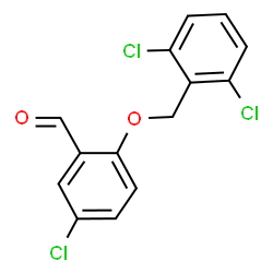ChemSpider 2D Image | 5-Chloro-2-[(2,6-dichlorobenzyl)oxy]benzaldehyde | C14H9Cl3O2