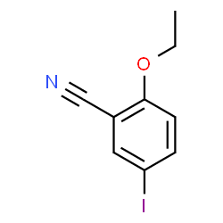 ChemSpider 2D Image | 2-Ethoxy-5-iodobenzonitrile | C9H8INO