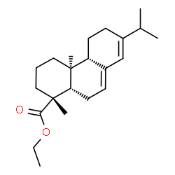 ChemSpider 2D Image | Ethyl (5beta,9beta,10alpha)-abieta-7,13-dien-18-oate | C22H34O2