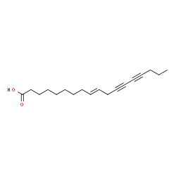 ChemSpider 2D Image | (9E)-9-Octadecene-12,14-diynoic acid | C18H26O2