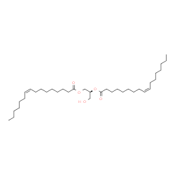 ChemSpider 2D Image | (2S)-1-[(9Z)-9-Hexadecenoyloxy]-3-hydroxy-2-propanyl (9Z)-9-heptadecenoate | C36H66O5