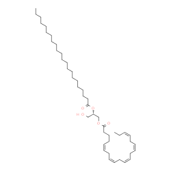 ChemSpider 2D Image | (2S)-1-Hydroxy-3-[(5Z,8Z,11Z,14Z,17Z)-5,8,11,14,17-icosapentaenoyloxy]-2-propanyl docosanoate | C45H78O5