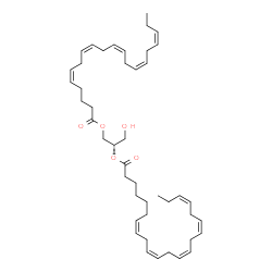 ChemSpider 2D Image | (2S)-1-Hydroxy-3-[(5Z,8Z,11Z,14Z,17Z)-5,8,11,14,17-icosapentaenoyloxy]-2-propanyl (7Z,10Z,13Z,16Z,19Z)-7,10,13,16,19-docosapentaenoate | C45H68O5