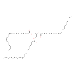 ChemSpider 2D Image | TG(18:1(9Z)/18:1(9Z)/18:2(9Z,12Z))[iso3] | C57H102O6