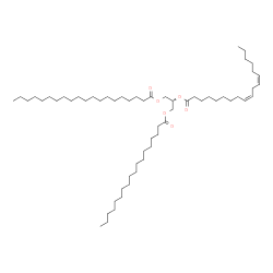 ChemSpider 2D Image | TG(18:0/18:2(9Z,12Z)/20:0)[iso6] | C59H110O6