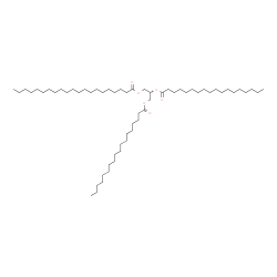 ChemSpider 2D Image | 2,3-Bis(stearoyloxy)propyl henicosanoate | C60H116O6