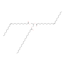 ChemSpider 2D Image | TG(18:0/20:1(11Z)/20:1(11Z))[iso3] | C61H114O6