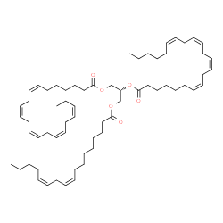 ChemSpider 2D Image | (2R)-2-[(7Z,10Z,13Z,16Z)-7,10,13,16-Docosatetraenoyloxy]-3-[(9Z,12Z)-9,12-heptadecadienoyloxy]propyl (7Z,10Z,13Z,16Z,19Z)-7,10,13,16,19-docosapentaenoate | C64H102O6