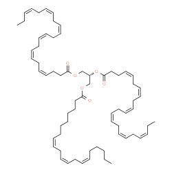 ChemSpider 2D Image | (2R)-3-[(8Z,11Z,14Z)-8,11,14-Icosatrienoyloxy]-1,2-propanediyl (4Z,7Z,10Z,13Z,16Z,19Z,4'Z,7'Z,10'Z,13'Z,16'Z,19'Z)bis(-4,7,10,13,16,19-docosahexaenoate) | C67H100O6