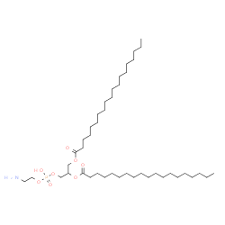 ChemSpider 2D Image | 3-{[(2-Aminoethoxy)(hydroxy)phosphoryl]oxy}-2-(nonadecanoyloxy)propyl nonadecanoate | C43H86NO8P