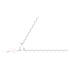 ChemSpider 2D Image | (19R)-25-Amino-22-hydroxy-22-oxido-16-oxo-17,21,23-trioxa-22lambda~5~-phosphapentacosan-19-yl docosanoate | C43H86NO8P