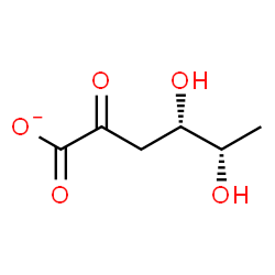 ChemSpider 2D Image | 3,6-Dideoxy-L-threo-hex-2-ulosonate | C6H9O5