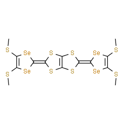 ChemSpider 2D图像| 2,5-Bis[4,5-双（甲基磺胺基）-1,3-二硒醇-2-亚基][1,3]二硫代[4,5-d][1,3+二硫代|C14H12S8Se4